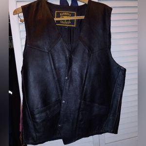 Mens leather vest Harley Davison